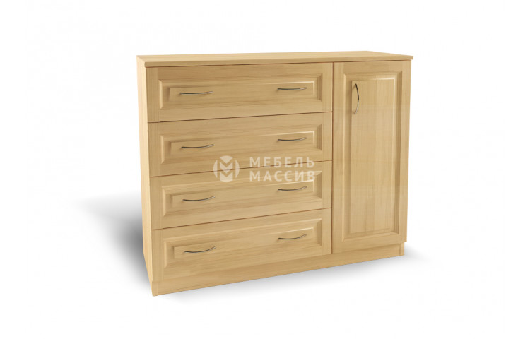 Комод Фиджи 4 ящ. с дверкой